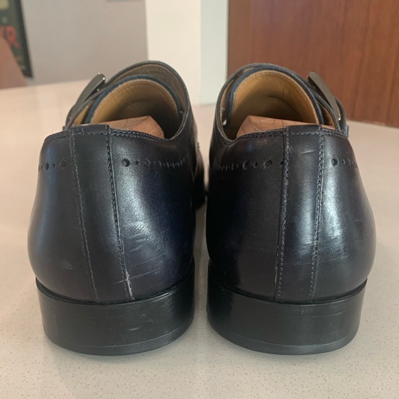 Magnanni Men’s Monk Strap Dress Shoe Size 11 - Picture 3 of 5
